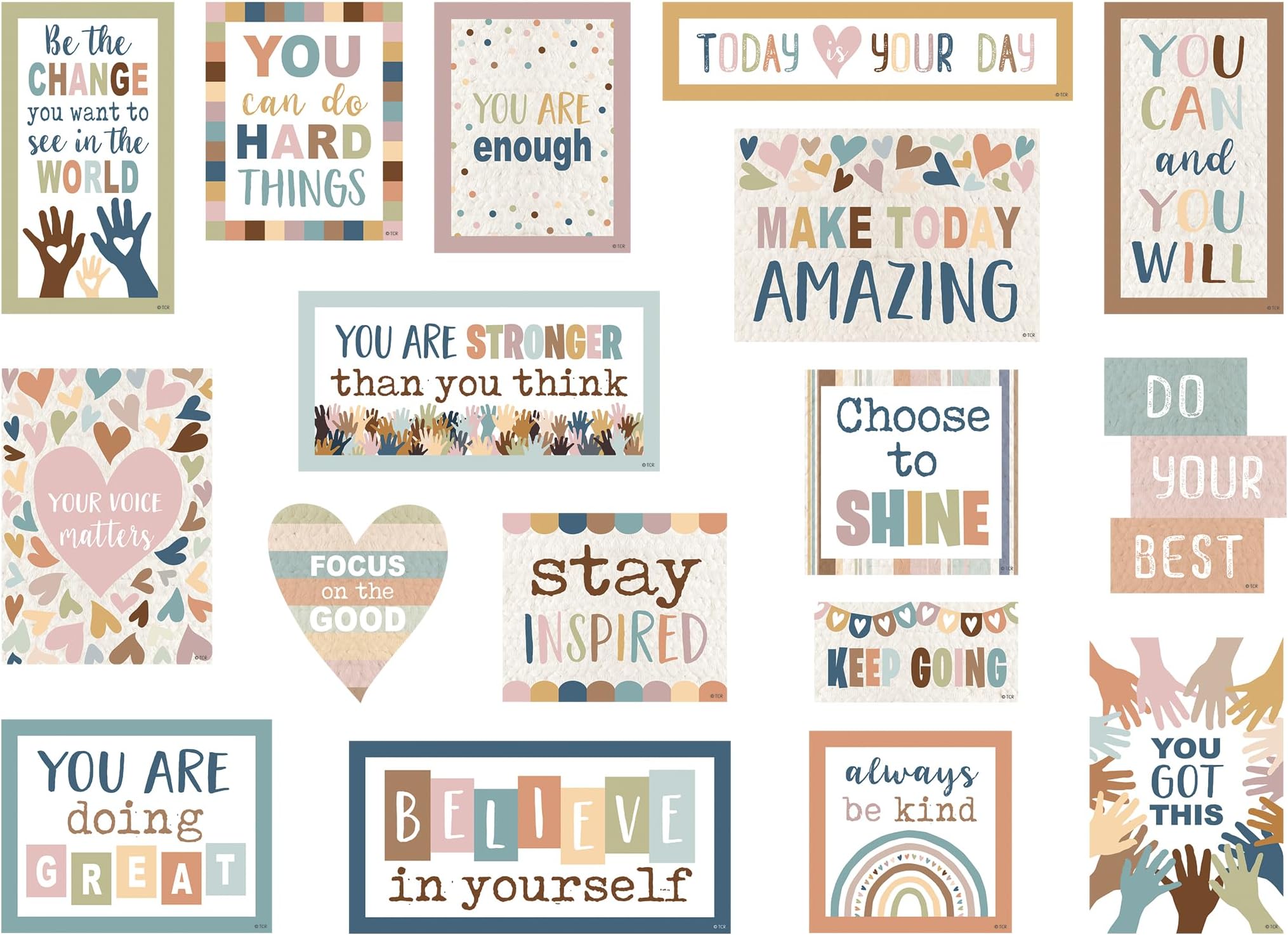 Teacher Created Resources Everyone is Welcome Magnetic Positive Sayings (TCR77590)