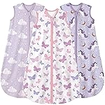 Yoofoss Baby Sleep Sack 18-24 Months Wearable Blanket for Babies 100% Organic Cotton 2-Way Zipper TOG 0.5 Toddler Sleeping Sack 3 Pack, Comfy Lightweight Sleep Sacks