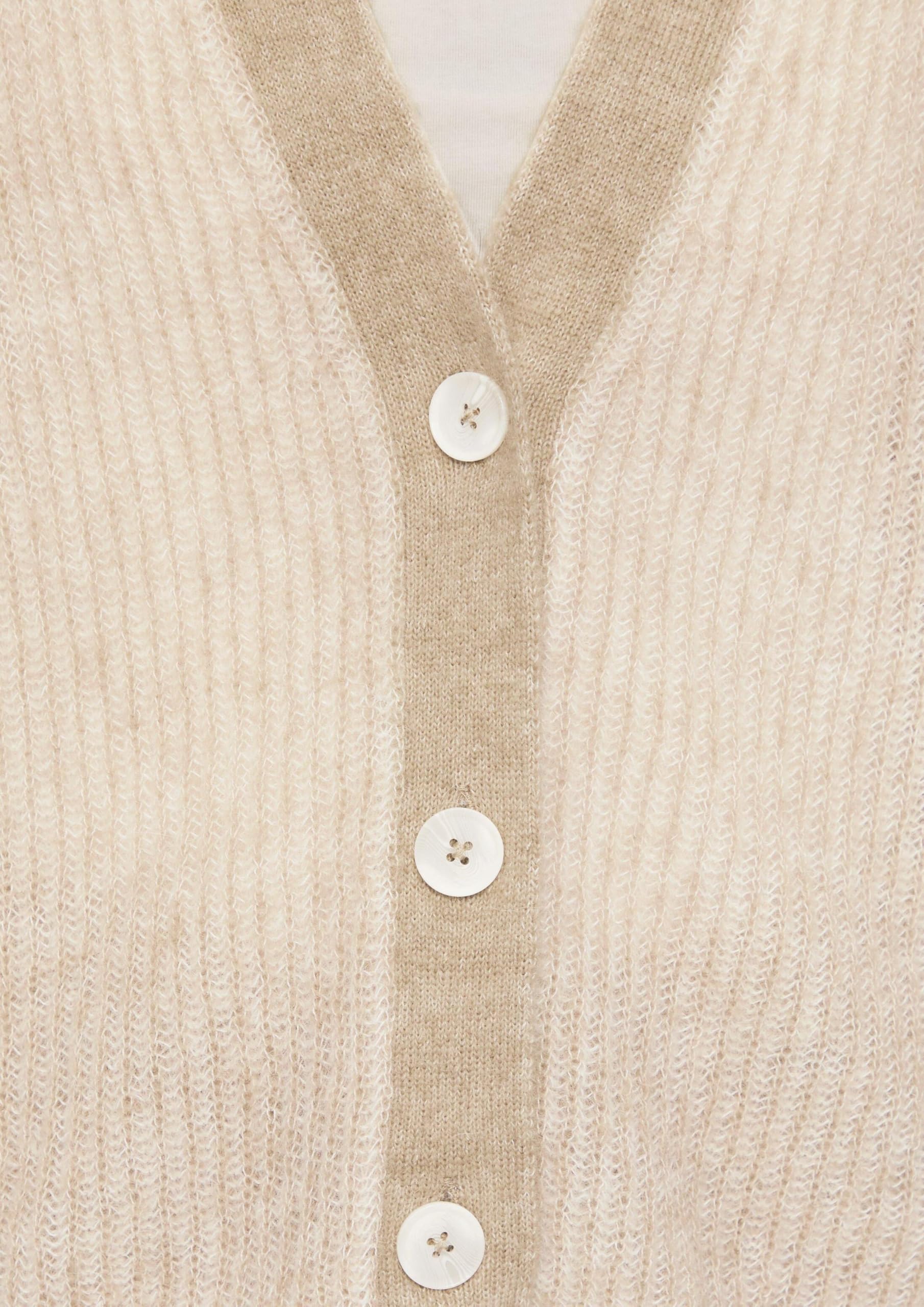 s.Oliver Damen 2157237 Cardigan mit Rippstruktur (1er Pack)