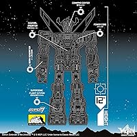 Vista 4 de Super7 Super Cyborg Voltron - Figura de acción Voltron de 11 pulgadas con accesorios, coleccionables clásicos de dibujos animados y juguetes retro