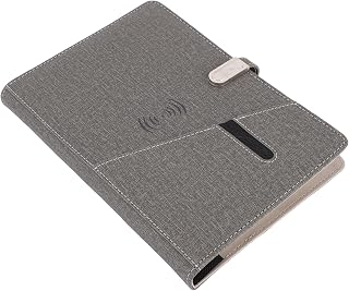 Intelligent Planner Smart Notebook with Lamp Audio Recording Portable Power Source 15W Wireless Charger for Business Travelers