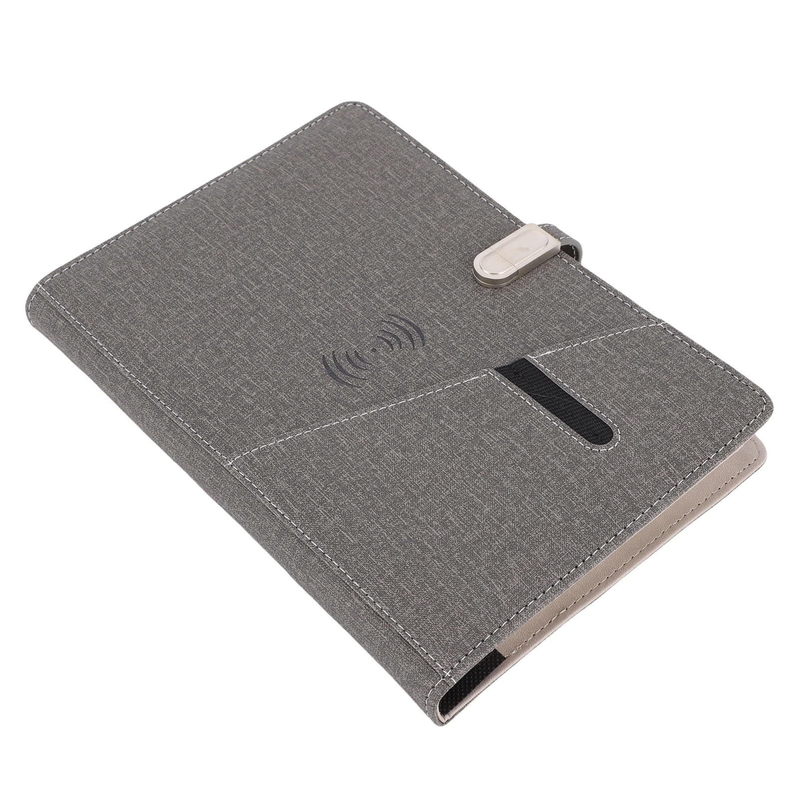 YWBL-WH Notebook Intelligente Multifunzionale, Carta con Batteria da 8000 MAh, Business Planner Ricaricabile A5 per Studenti e Professionisti