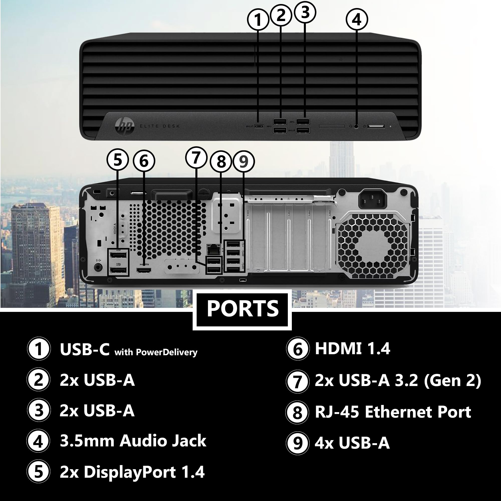 HP Elite 600 G9 SFF Business Desktop PC, Intel Core i5-13500 (Beat