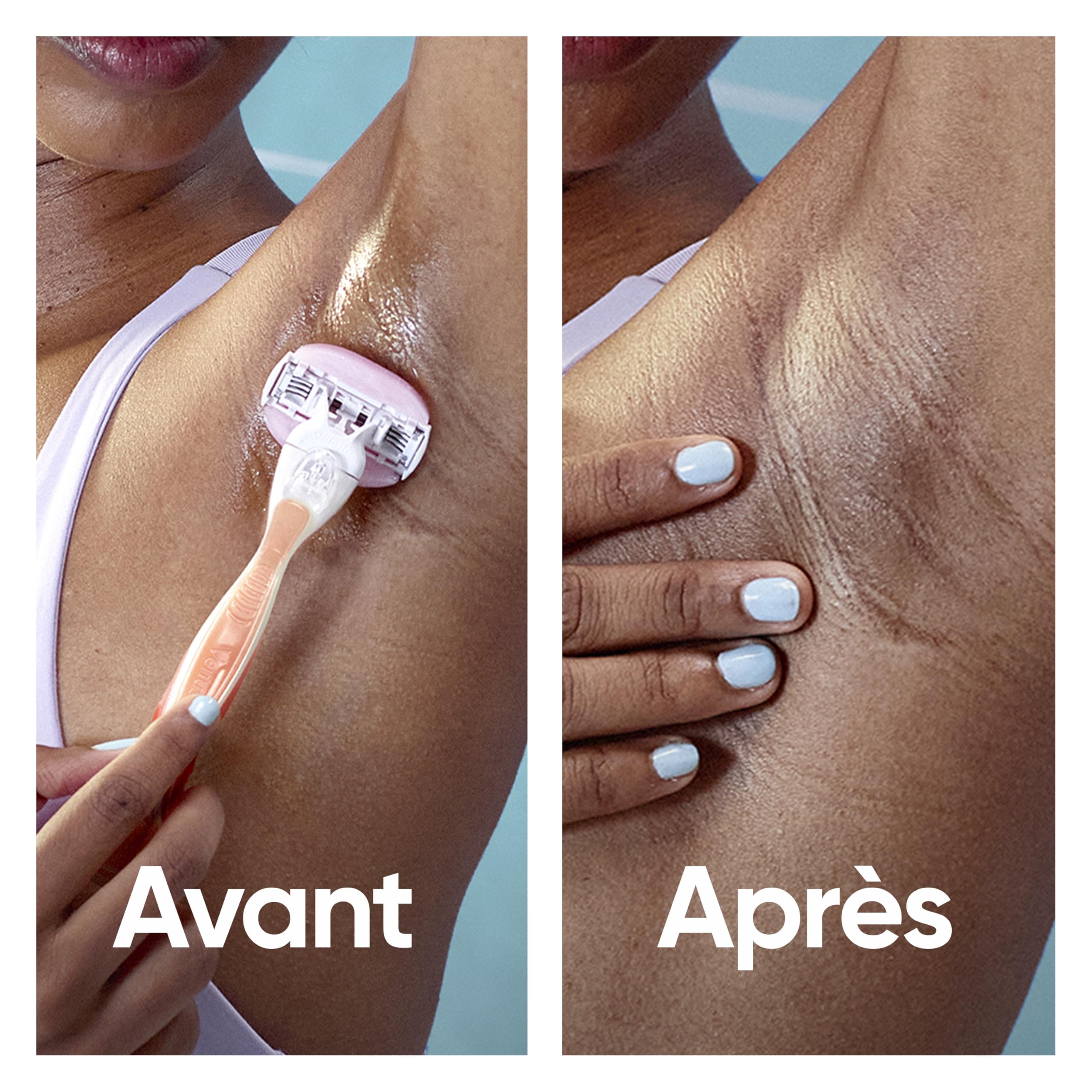 Gillette Venus Lames de Rasoir Femme, 12 Rechanges ComfortGlide Spa Breeze | Cartouche avec des Barres de Gel Parfumées, Bande Lubrifiante, Mousse et Rase, 1 Recharge Jusqu’à 30 Jours