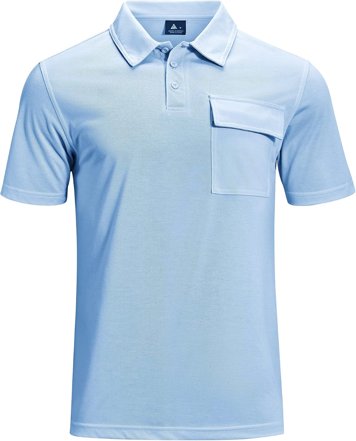 SECOOD Polo Shirts for Men Short Sleeve Mens Golf Polo Shirt Casual Summer Work T-Shirt with Pocket