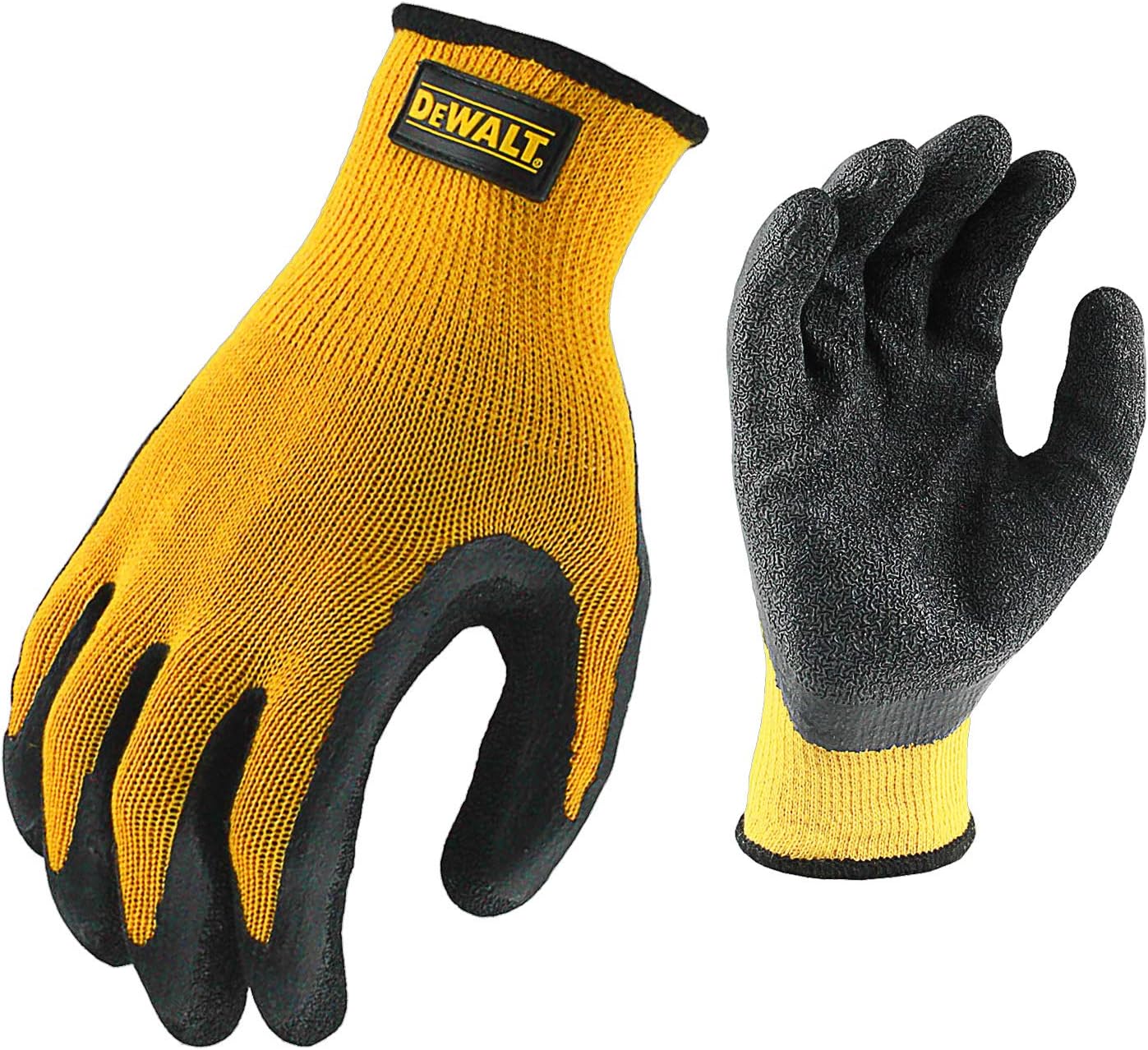 DeWalt DPG70L-3PK Coated Gripper Gloves, Large, 3-Pack