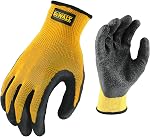 DeWalt DPG70L-3PK Coated Gripper Gloves, Large, 3-Pack