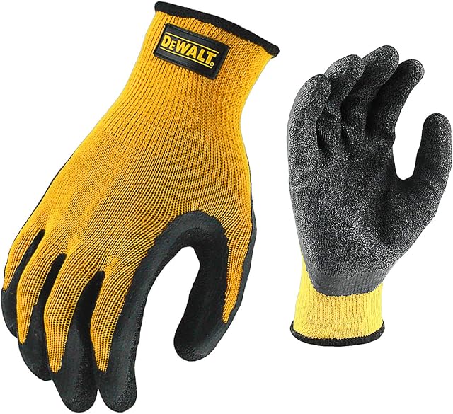 DeWalt DPG70L-3PK Coated Gripper Gloves, Large, 3-Pack