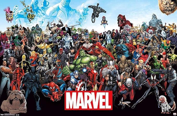 Marvel Cosmic Invasion: A Review by Pedro Zambarda 10 81dFtnmA8mL. AC SX679 Trends International Marvel Comics The Lineup Wall Poster 22.375 x 34 for Playroom