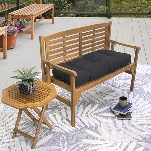 Miniatura 7 de Cojín para columpio de porche, impermeable, para asiento de banco de jardín, cojines de repuesto para banco de interiores y exteriores, cojines para