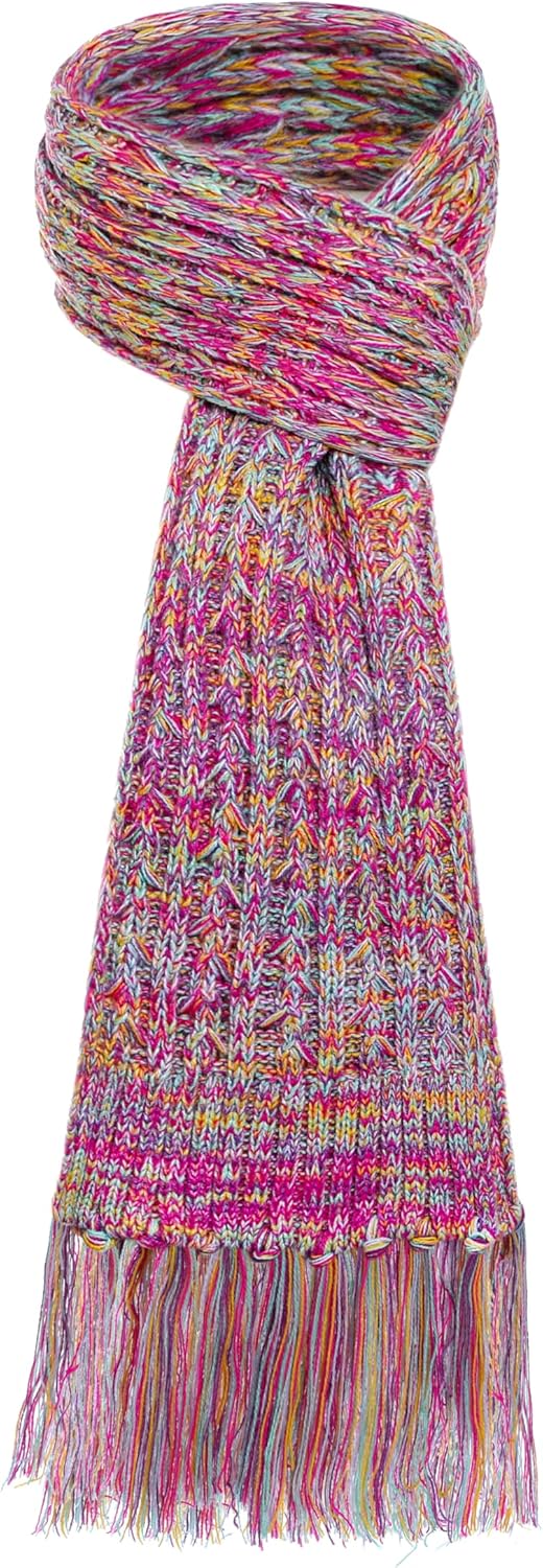 Kids Winter Hat Gloves Scarf Set for 2-15 Years Girls Warm Fleece Lined Pompom Beanie Hat Neck Warmer and Gloves - Image 6