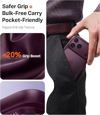 TORRAS Shockproof for iPhone 18 Pro Case Burgundy Purple, 2026 Upgraded