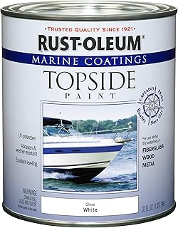 206999 Marine Topside Paint, Gloss White, 1-Quart (New Version)