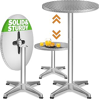 CASARIA® Round Bar Table | 60 cm | Top Outdo...,