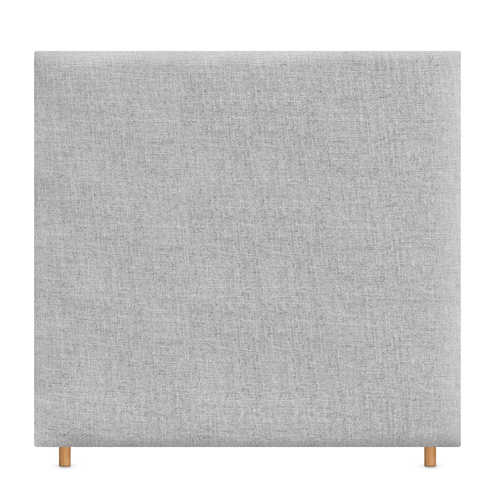 DHOME Cabecero de Lino Natural Liso hasta el Suelo con 8cm de Grosor Cabezal Tapizado Cama Dormitorio Moderno Top Trending (Gris Claro, 160cm (Camas 150))