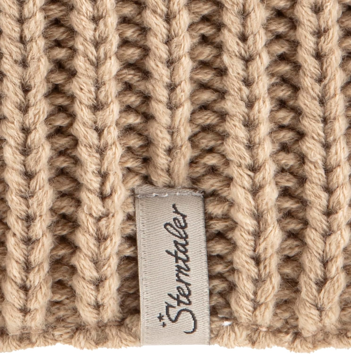Sterntaler Unisex Tube Scarf Knitted Uni, Sand, 0, Sand, One Size, sand, One Size