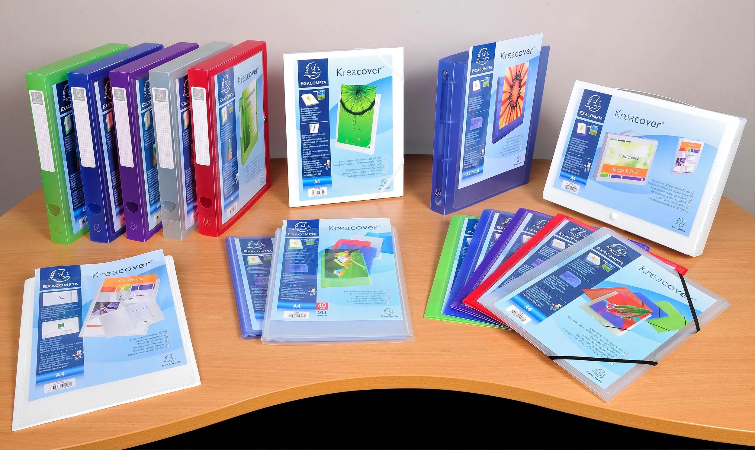 Exacompta - Ref 51199E - Ondoorzichtige PP Flexibele Covers