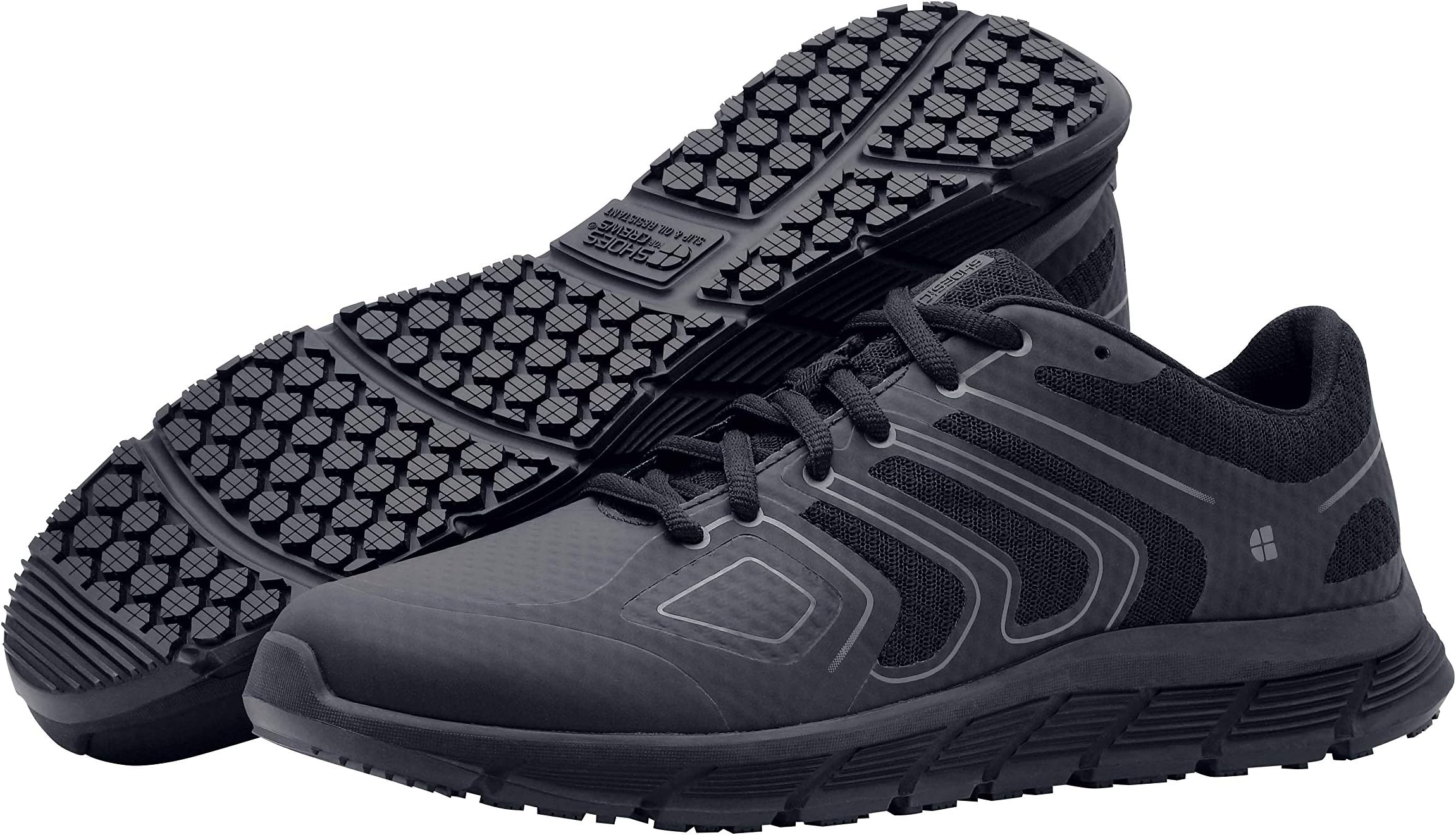 Men's Slip-Resistant Work Sneakers - Comfortable, Non-Slip Work Shoes for Men in Food Service, Healthcare, Hospitality & More - Stride