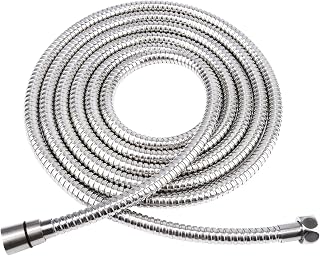 HOMEIDEAS 138 inches Shower Hose, 11.5 feet Extra Long 304 Stainless Steel Handheld Shower Head Hose Replacement, Flexible Hose Extension