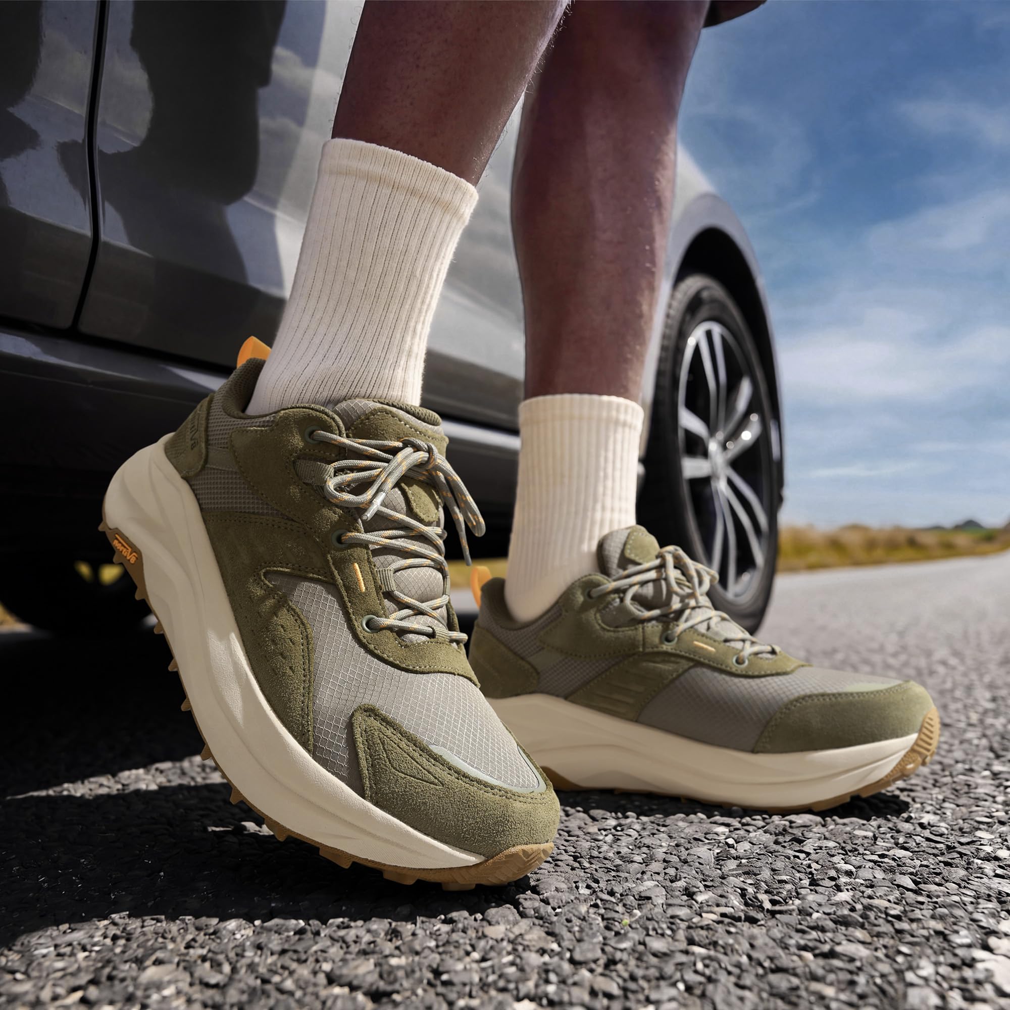 NORTIV 8 Botas Trekking Hombres Punta Ancha Impermeables Montaña Ligeros