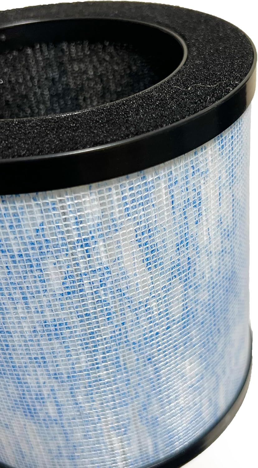 Nispira MJ002h -RF Filter Replacement For Pomoron Air Purifier MJ002H MGK21J02 Removes Smoke Chemical VOCs Odor 3-in1 Activated Carbon, 1 Pack - Image 5