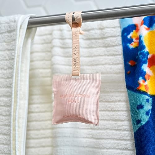 Miniatura 3 de COCORRÍNA Bolsas perfumadas  Ambientador de coche con clip de sándalo rosa para mujer, bolsas para cajones y armarios, accesorios de coche para