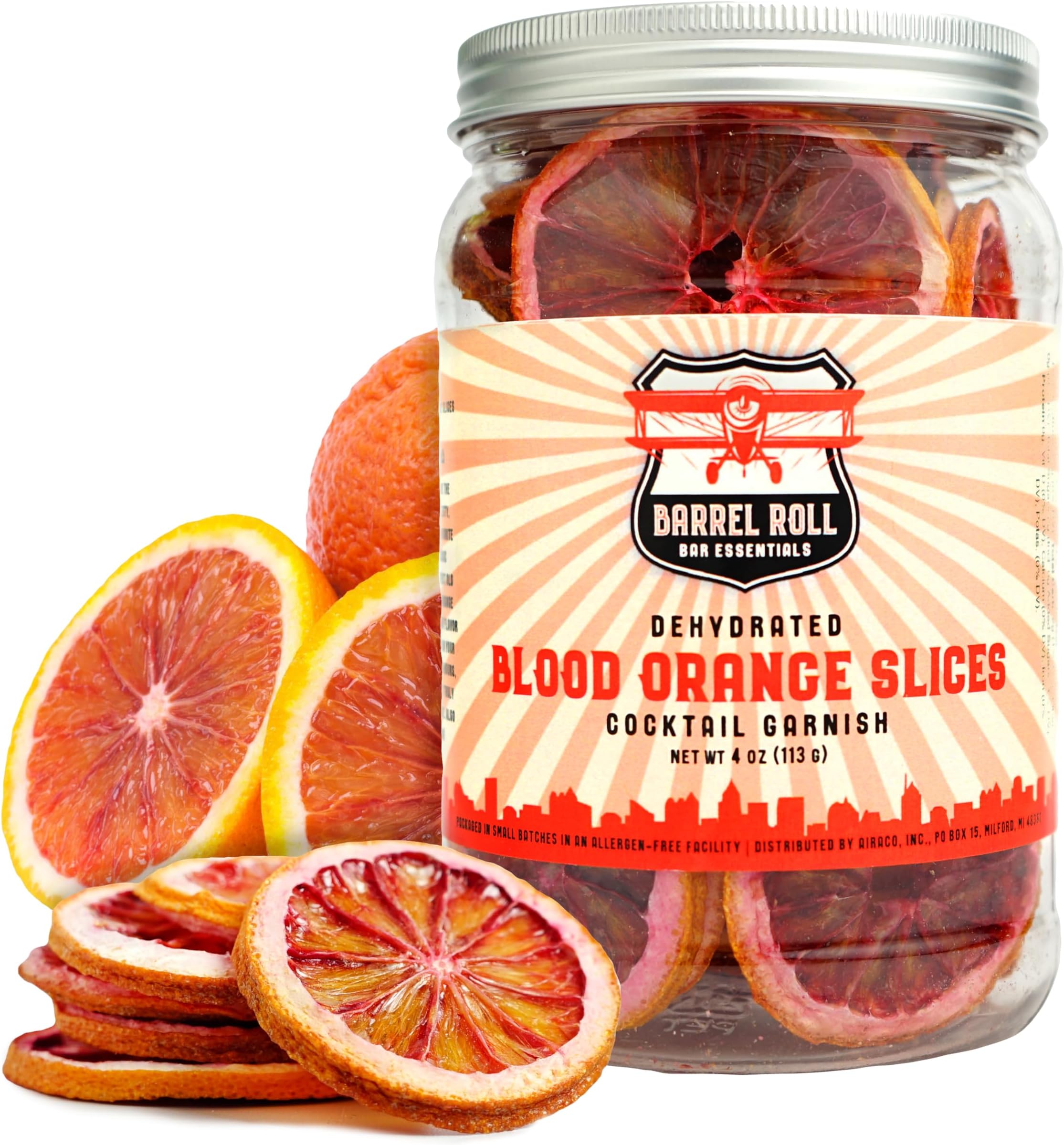 Barrel Roll Bar Essentials USA Grown Dried Blood Orange