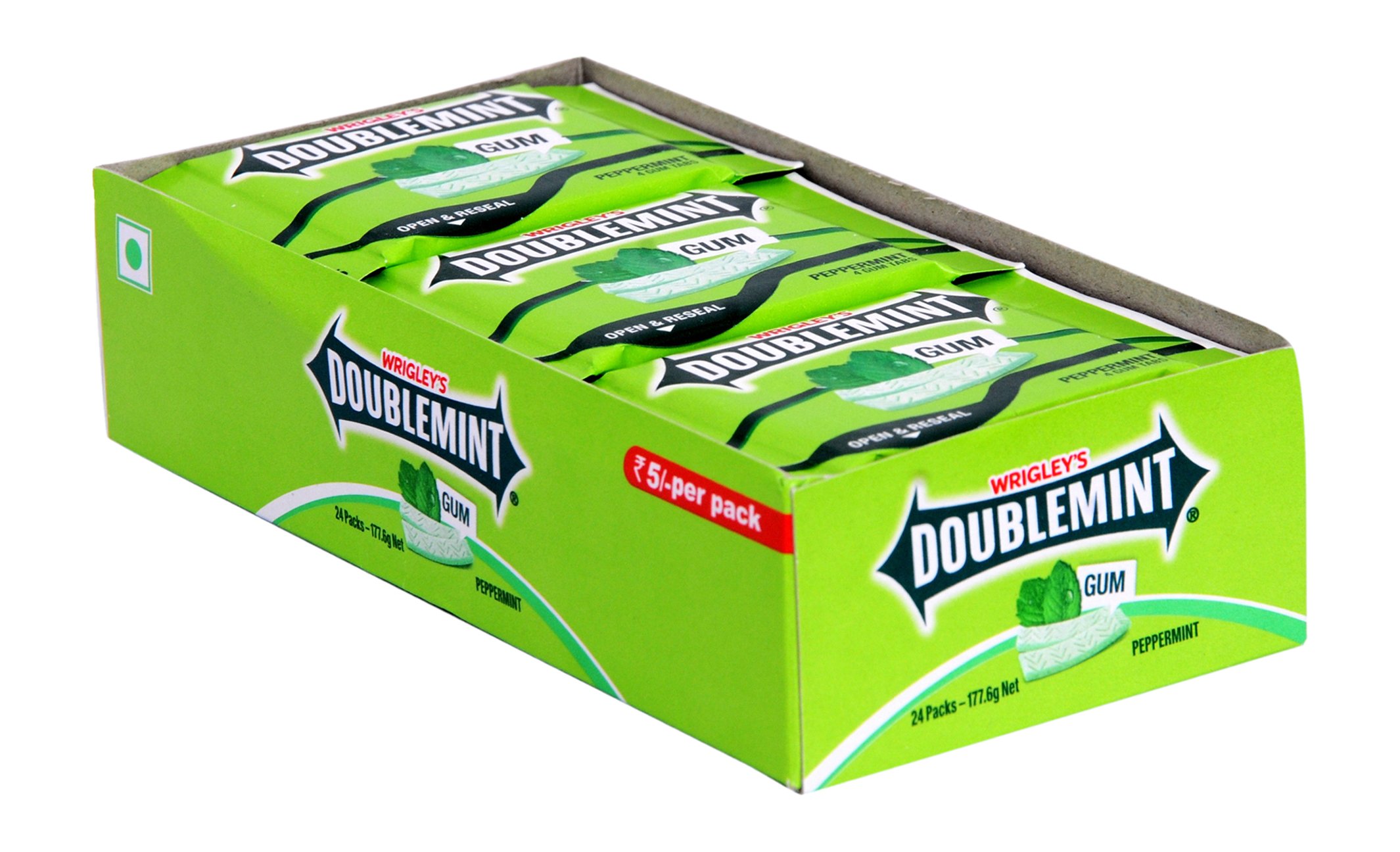 Doublemint Tabs, Peppermint -177.6g - 24 Pieces