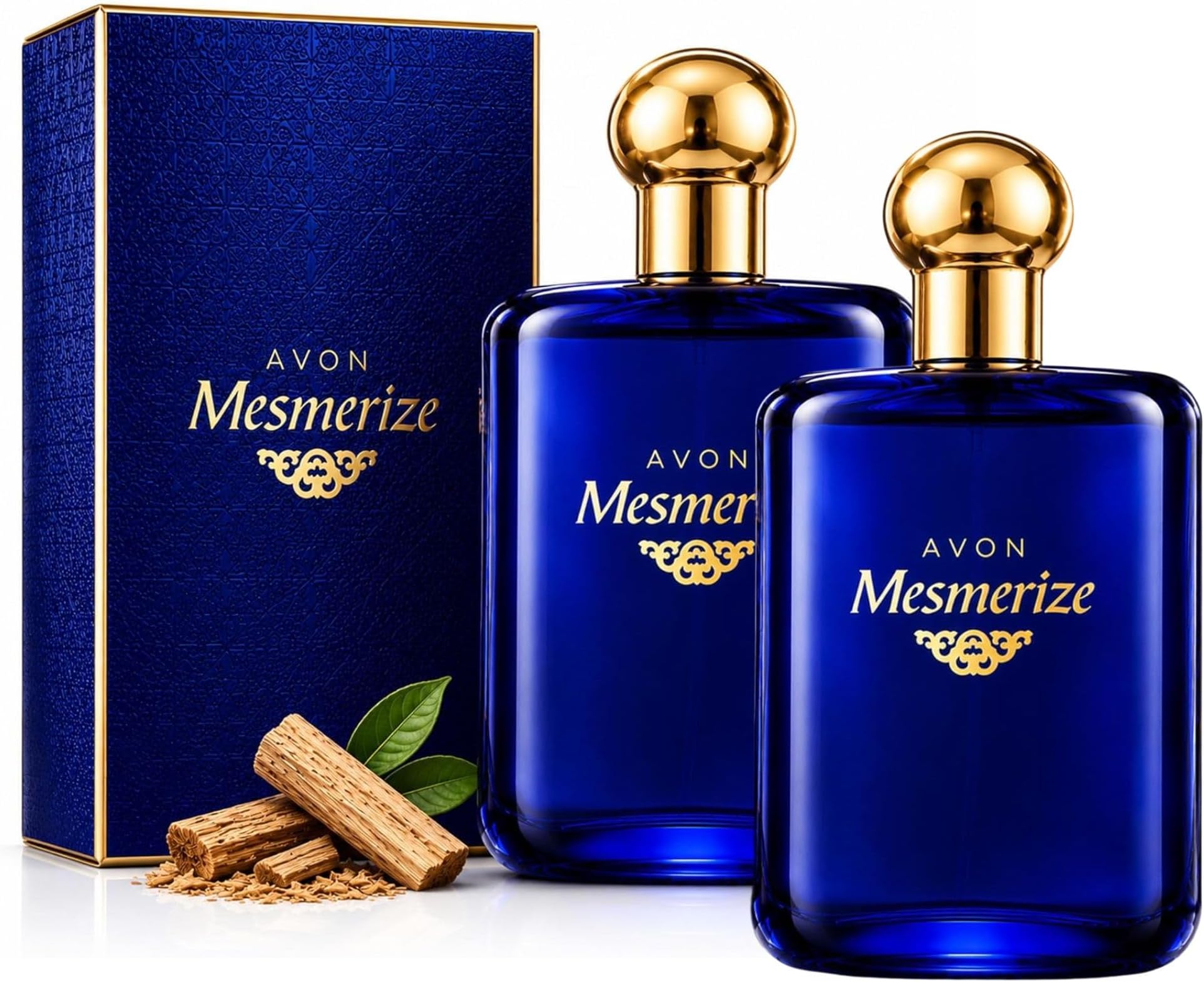 Mesmerize Cologne Spray โ Long-Lasting Cologne for Men with Sandalwood & Warm Amber โ Classic Signature Mens Cologne, Perfume for Men, Everyday Wear & Gifting, 3.4 fl oz Travel Size - Pack of 2