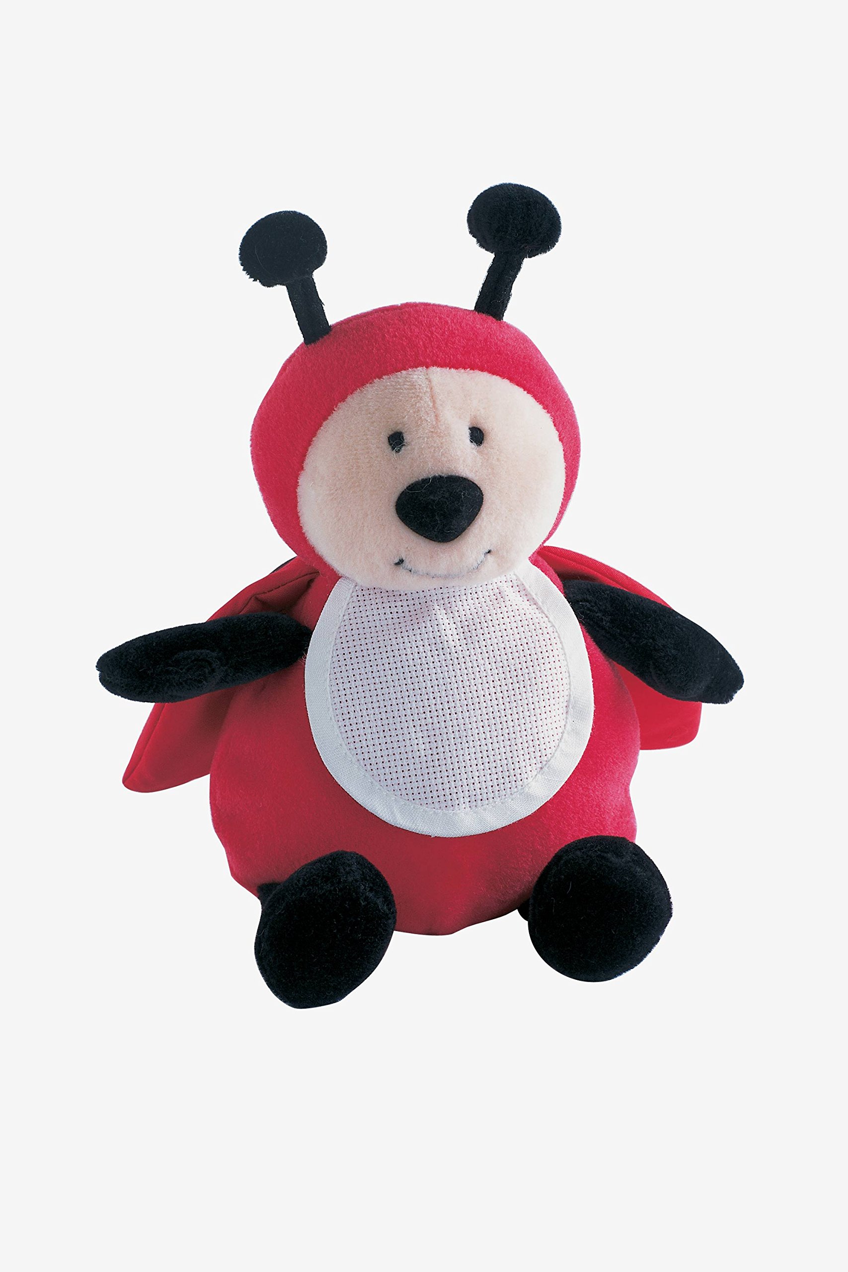 DMC - Peluche coccinella - Ricamo a punto croce | Da personalizzare con nome, motivi, data di nascita - Idea regalo