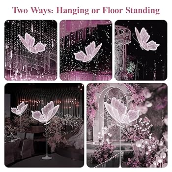 DreamyMagic　0330 YM sky Wedding Butterfly LED Floor Lamp: Hanging Butterfly