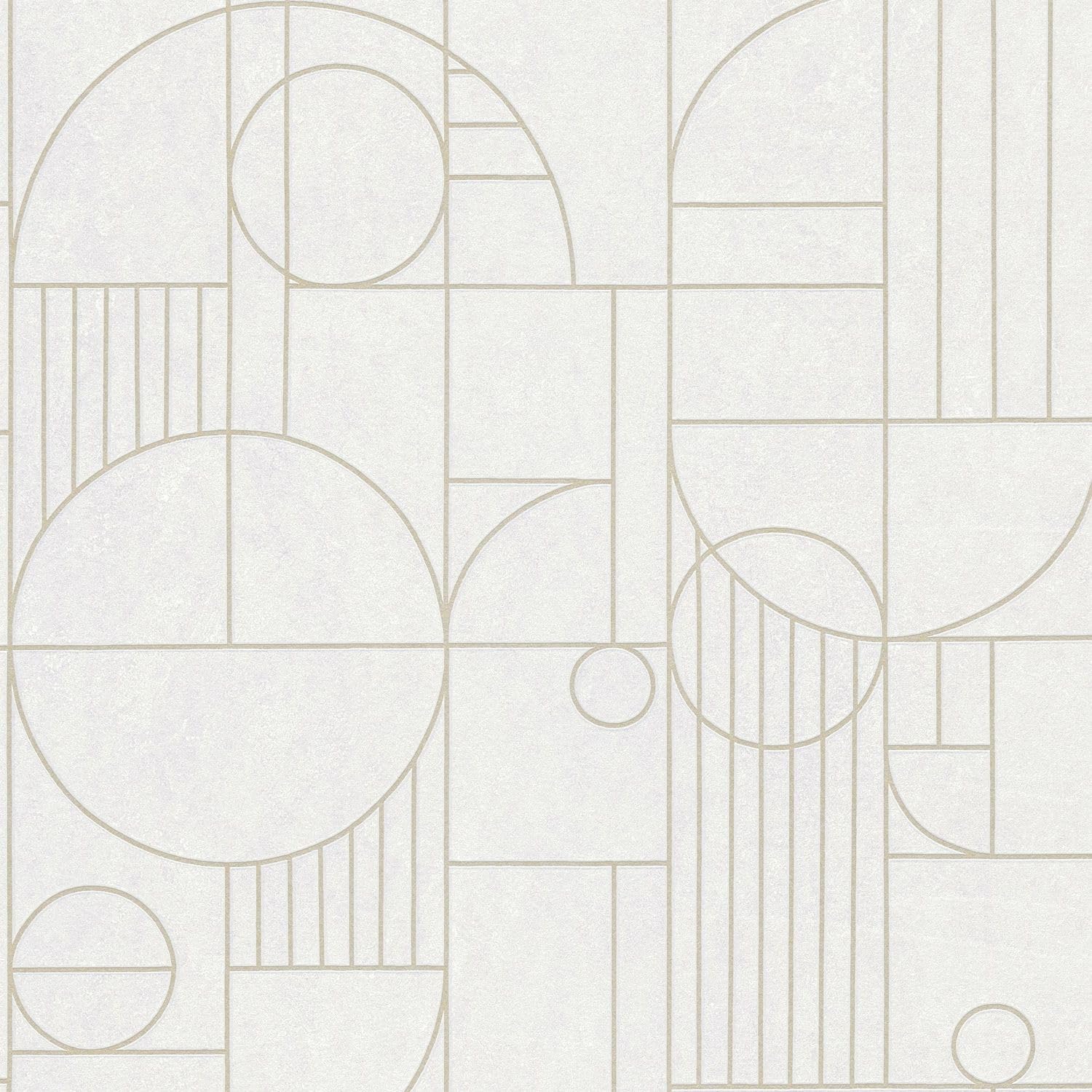 Papel pintado geométrico Profhome no tejido para tapar imperfecciones de pared blanco