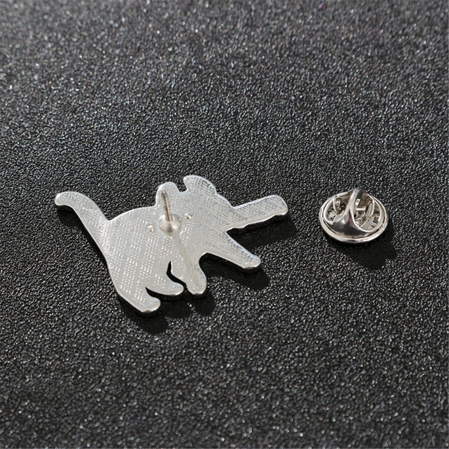Enamel Cat Pin Women Girls Pin Brooches Animal Enamel Pins Funny and Cute Cat Pins for Clothes