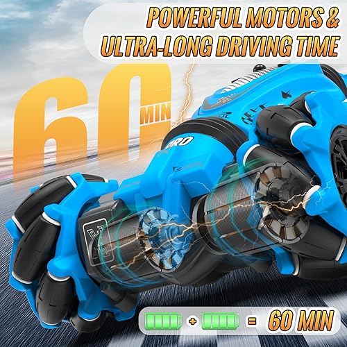 Miniatura 6 de Pristar Autos de control remoto con detección de gestos, el mejor regalo para niños de 6 a 12 años, 2.4 GHz, control remoto, juguetes para niños de