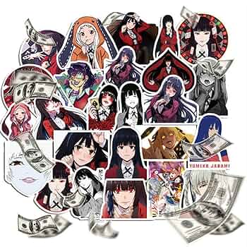 賭ケグルイ　お札風ステッカー　シール　特典　セット 賭ケグルイ お札風ステッカー シール 特典 セット - メルカリ