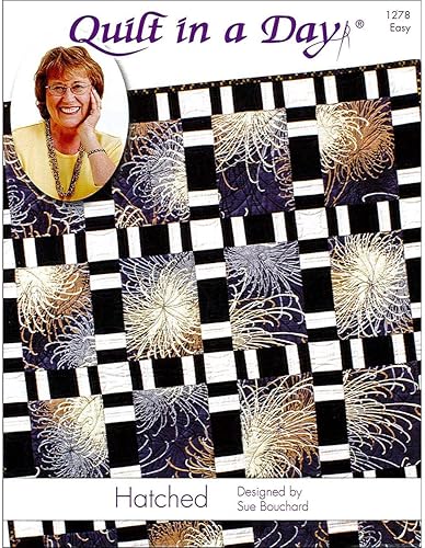 Quilt In A Day Courtepointe en Un Jour Eleanor Burns Patterns éclos, Acrylique, 