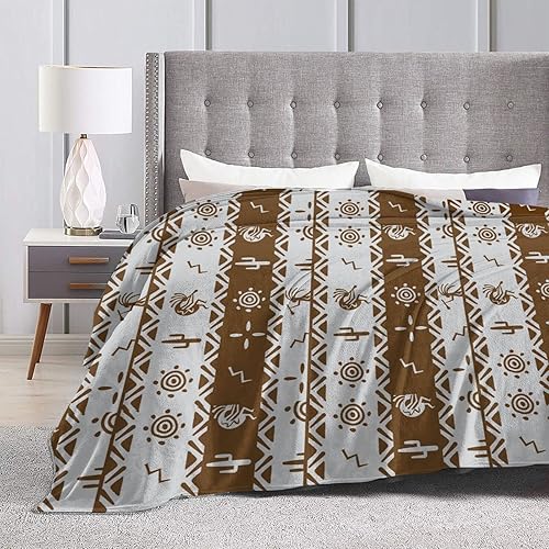 Miniatura 4 de Native Blanket - Manta india suave para aire acondicionado, manta de franela nativa americana (80 x 60 pulgadas)