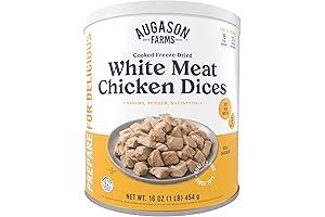 Augason Farms Freeze-Dried White Meat Chicken 16 oz Can