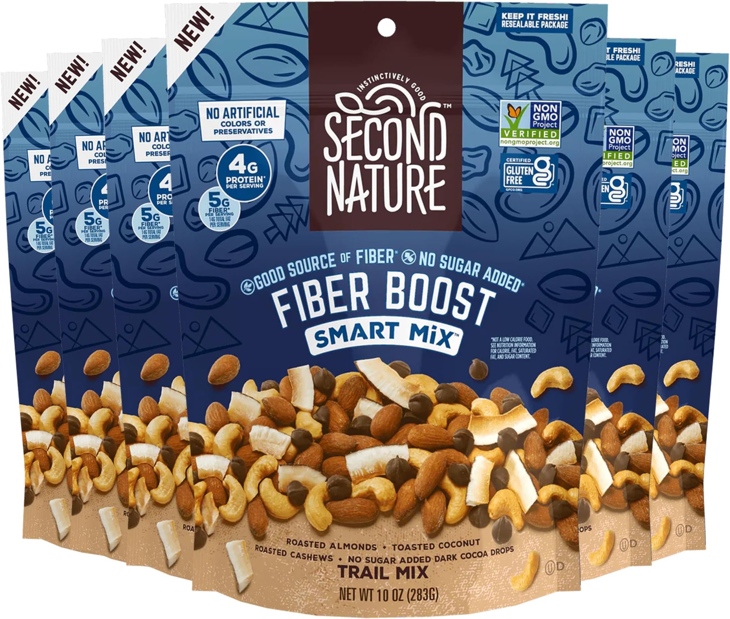 Fiber Boost Smart Mix, Kosher, Gluten Free & Non-GMO, 10 Ounce (Pack of 6)