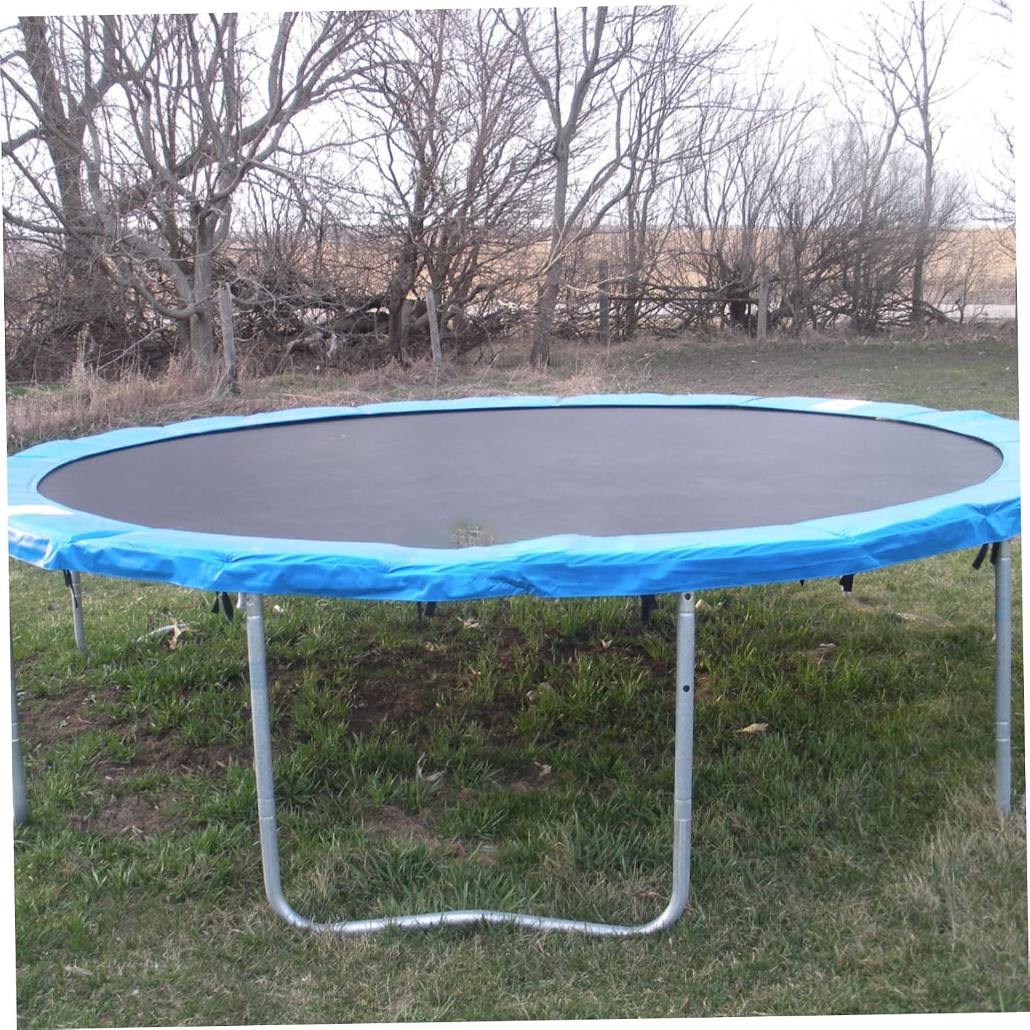 1Pc Round Trampoline Jumping Mat Durable Mesh Cushion Accessory for Outdoor Fun Design Optimal Bounce for Backyard Trampolines