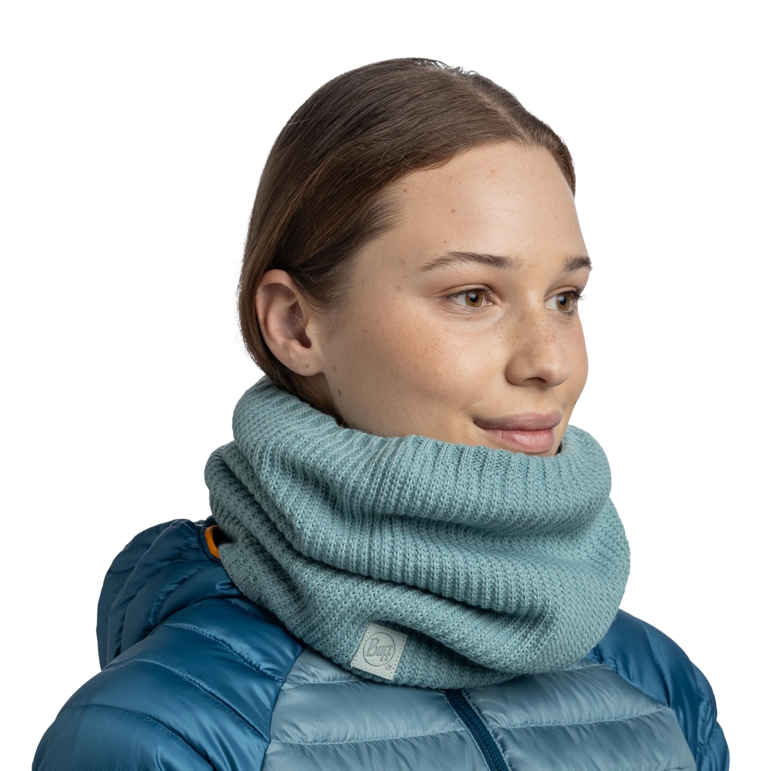 Buff Braga de Cuello Knitted & Fleece Hombre Mujer Adulto, Frio Extremo, Practico, Versatil, Moda, Aislamiento Termico, Comodo, Talla Única