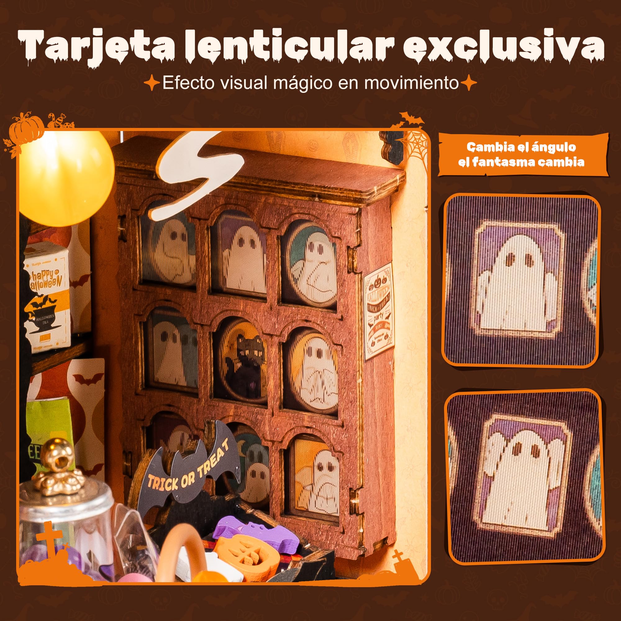 Rolife DIY Miniatura Casa de Muñecas Haunted Candy House 364 Pzs Madera