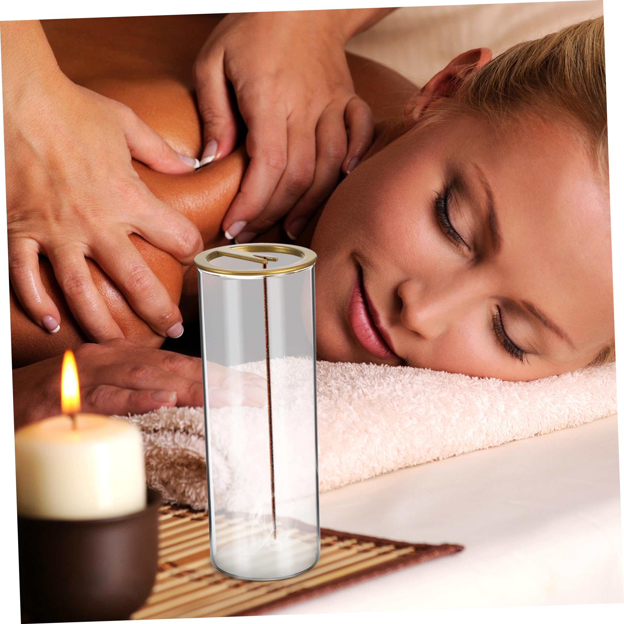 ABOOFAN Porta Incenso in Borosilicato Di Alta Qualità 4 Pezzi Design Unico Elegante Decorazione Da Tavolo 2 Pezzi * 4