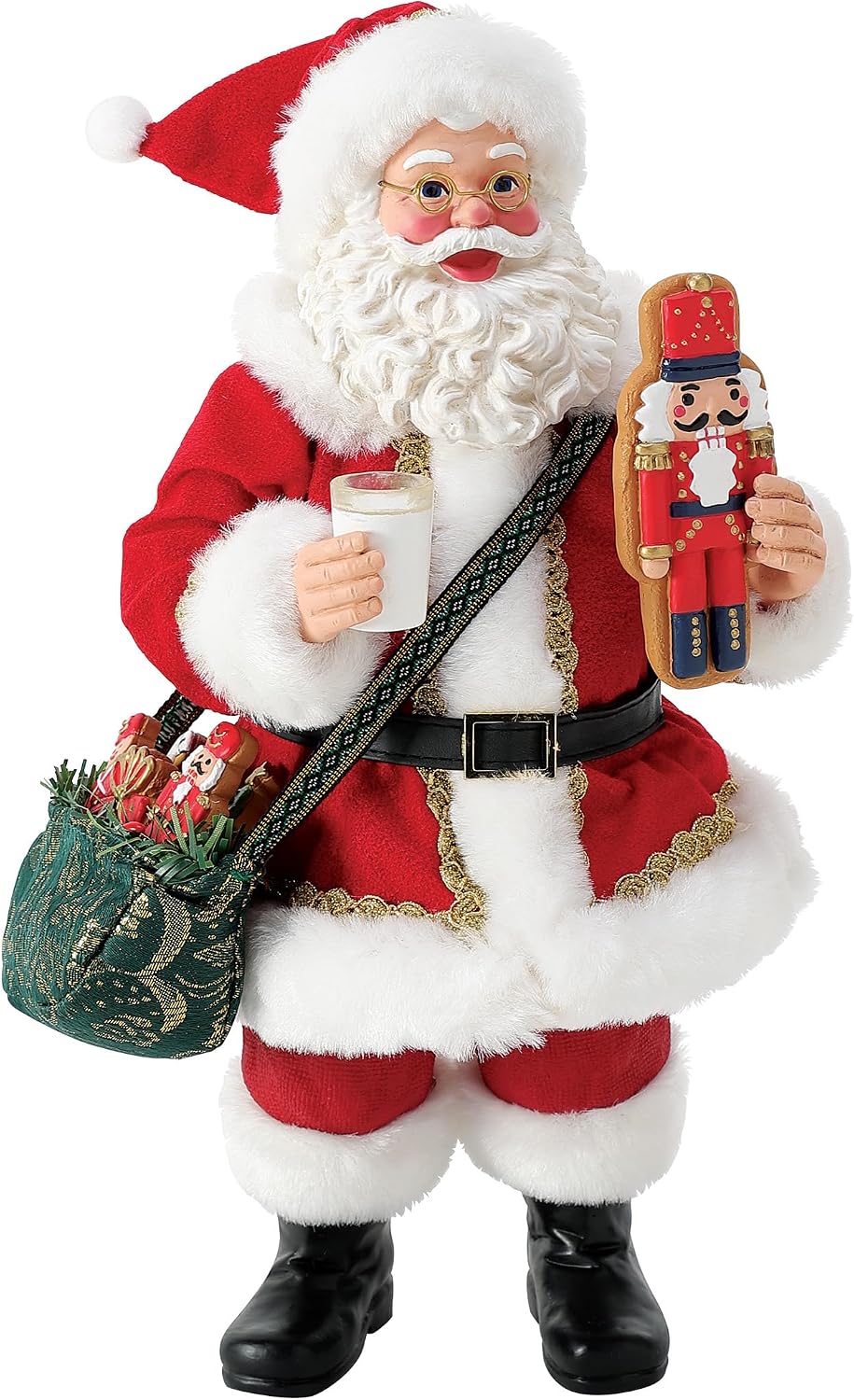Department 56 Possible Dreams Christmas Traditions Santa Nutcracker Sweet Limited Edition Figurine, 11 Inch, Multicolor