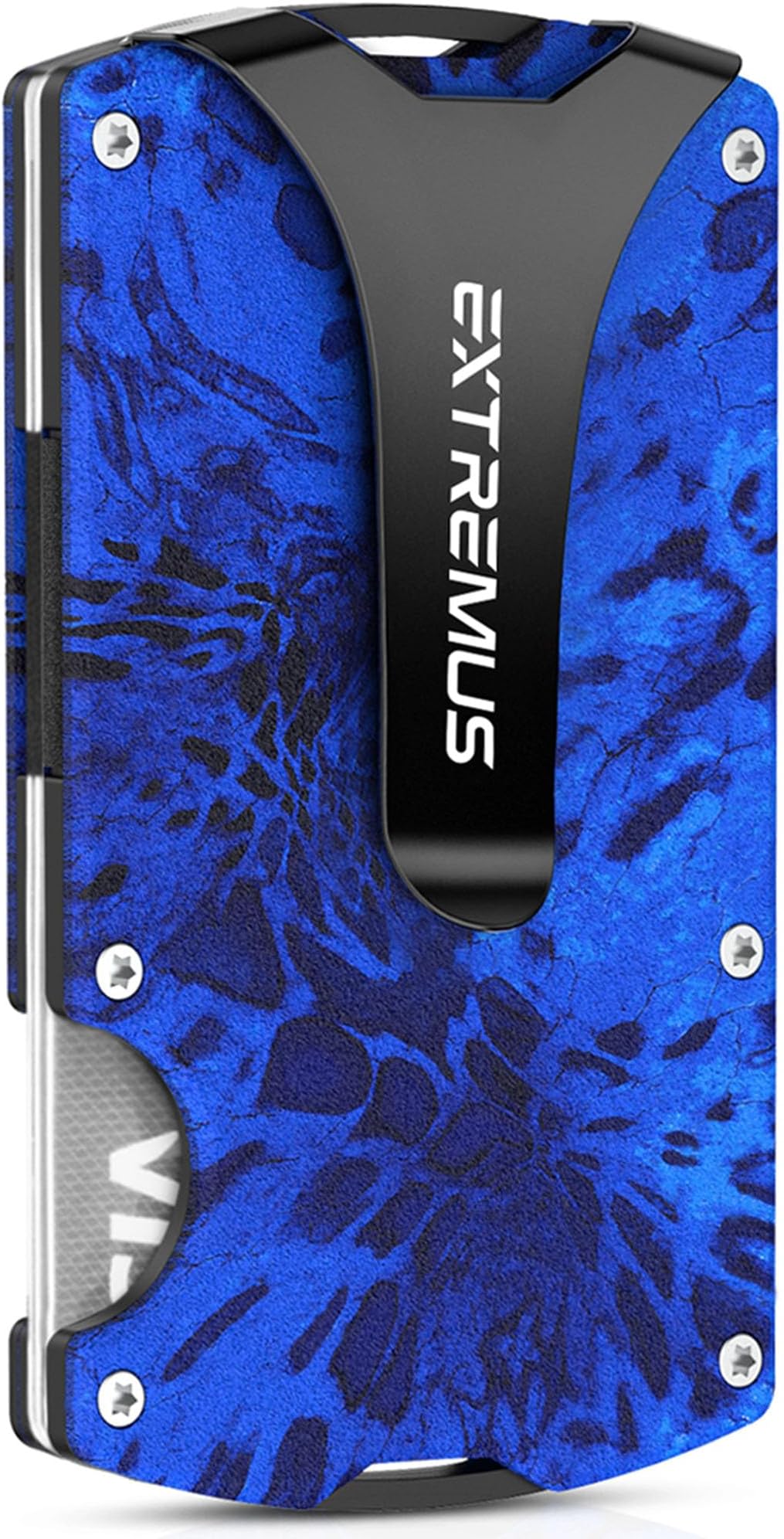 Extremus Mens Wallet, Slim Tactical Wallet with Money Clip and Credit Card Holder, Minimalist Front Pocket Wallet for Men, Rfid Blocking Wallet