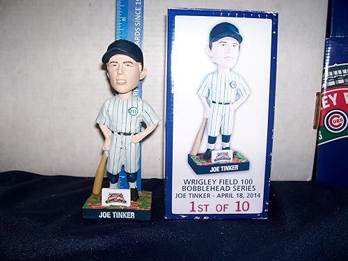 2014 JOE TINKER CHICAGO CUBS WRIGLEY FIELD 100TH ANNIVERSARY BOBBLEHEAD SGA