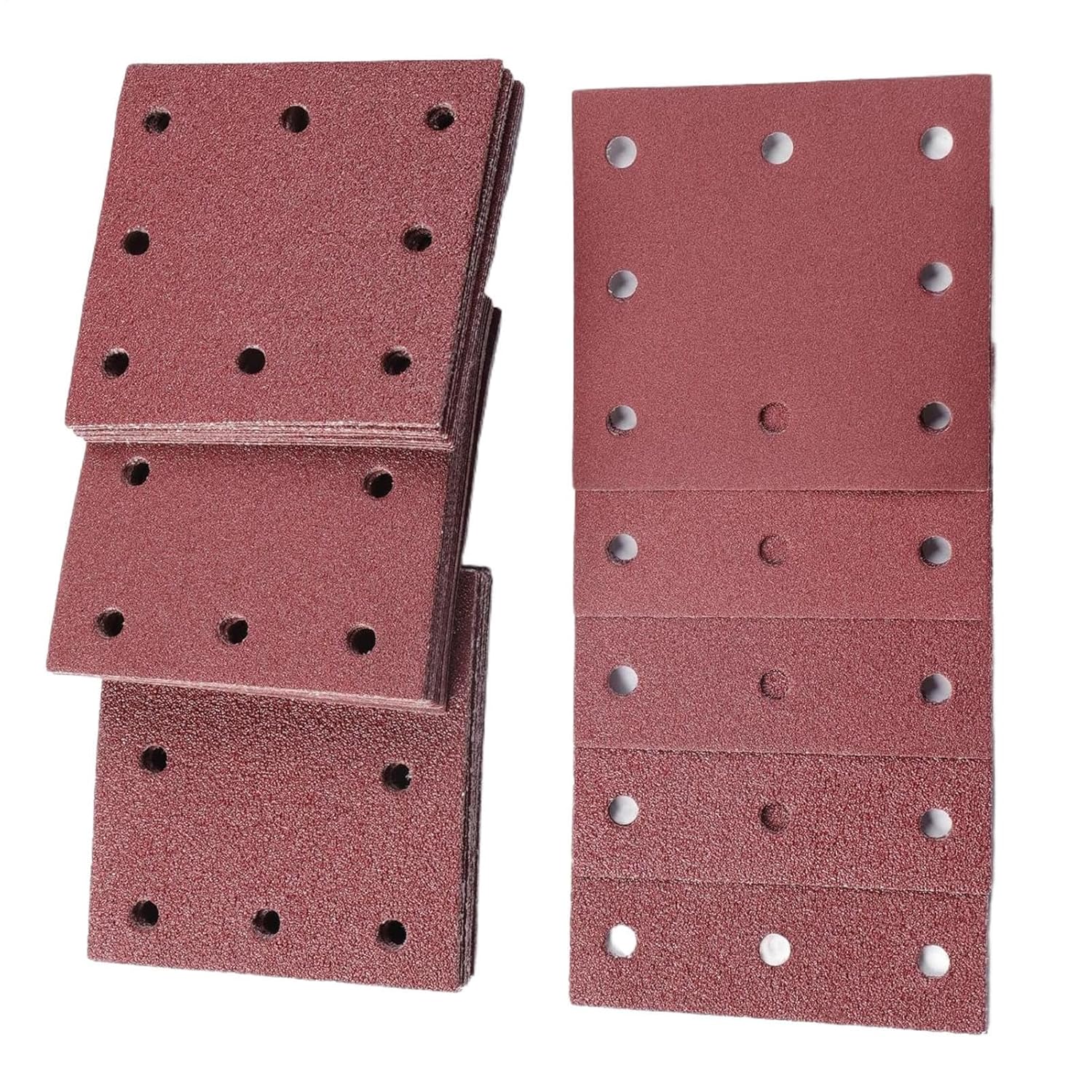 Assorted Sandpaper, Sandpaper Assortment,120 Pieces Sanding Sheets, 4.3x4.5in Polish Pads For Metal Concrete Floor Cabinet Industrial Craft Project Boat Model Making