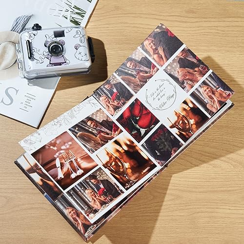 Miniatura 8 de Álbum de fotos personalizado para fotos personalizada, tu fotografía impresa en 3D, el mejor regalo, diseña tu propio álbum de recortes, álbumes de