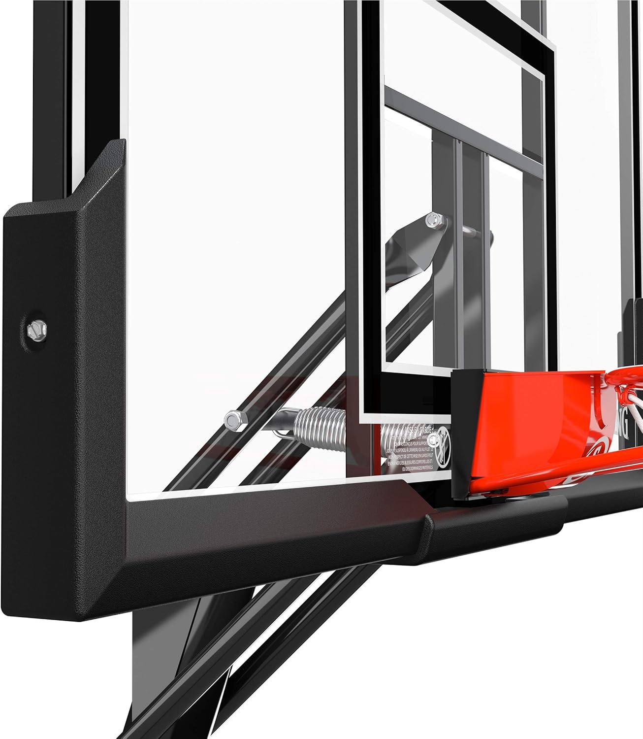 Spalding 50" Performance Acrylic Exactaheight Portable Basketball Hoop : Everything Else