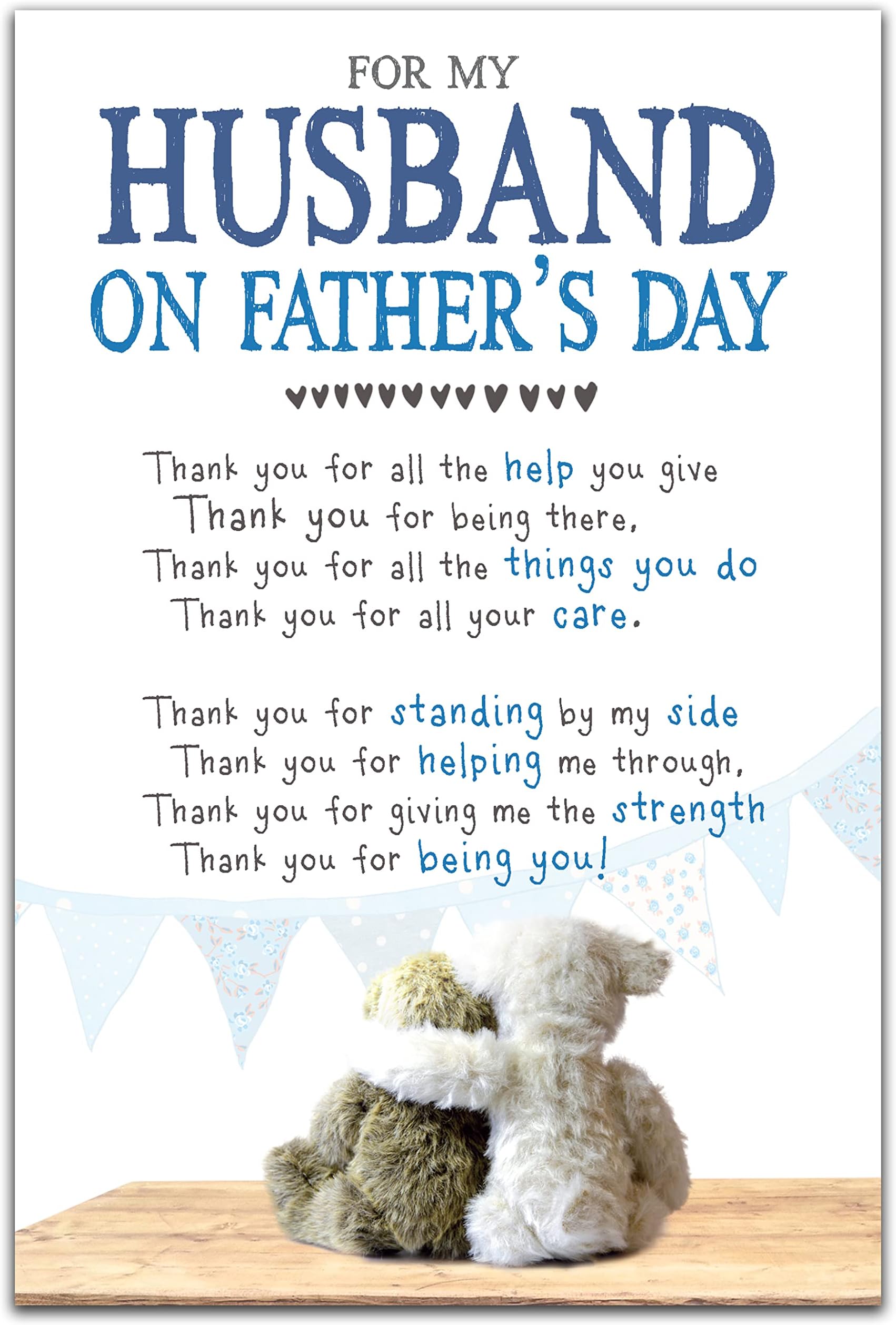 Emotional Rescue Father's Day Card For Husband, Nice Words, Husband ...